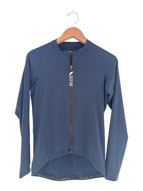 GORE Torrent Long Sleeve Jersey  Full Zip Men's  Blue Size Medium